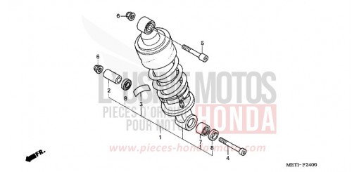 REAR CUSHION CBF5006 de 2006